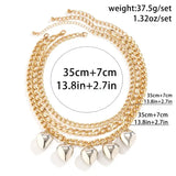 Heart Pendant Clavicle Chain Necklace Muiltlayer Stylish Love-Charm Choker