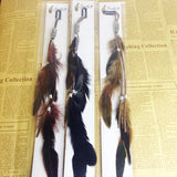 Indian Style Feather Hair Pin Headdress Bohemian Hairclips