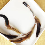 Indian Style Feather Hair Pin Headdress Bohemian Hairclips