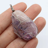 3 Color Crystal Natural Stone Pendants DIY Necklace Bracelet Earrings