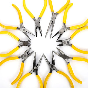 Jewelry Pliers 12x5mm Wire Cutter Flat Nose DIY Tool