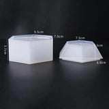 Silicone Jewelry Storage Box Mold Set for DIY Craft Making