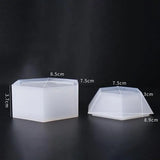 Silicone Jewelry Storage Box Mold Set for DIY Craft Making