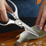 Stainless Steel Kitchen Scissors, Ultra Sharp Food Shears