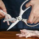 Stainless Steel Kitchen Scissors, Ultra Sharp Food Shears
