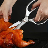 Stainless Steel Kitchen Scissors, Ultra Sharp Food Shears