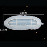 Large Mirror Feather Silicone Mold DIY Storage Mold Plate Set Decor