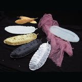 Large Mirror Feather Silicone Mold DIY Storage Mold Plate Set Decor