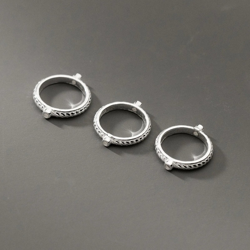 925 Sterling Silver Spacer Cover for Beading Charms DIY Jewelry Make