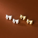 999 Pure Silver Bow Tie Jewelry Charms for Women