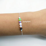 Christmas Opal Beads Bracelet Bangle for Women