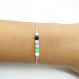 Christmas Opal Beads Bracelet Bangle for Women