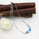 Christmas Opal Beads Bracelet Bangle for Women