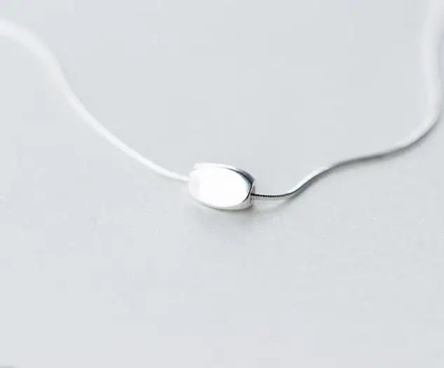 Lucky Bean Pendant Necklace 925 Silver GTLX1584
