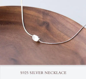 Lucky Bean Pendant Necklace 925 Silver GTLX1584