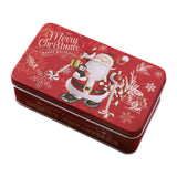 Metal Christmas Tins Candy Cookies Great Packaging Box Kids Party Supplies Case
