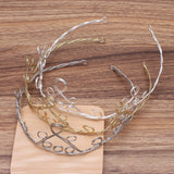 Metal Headband Blank Settings for DIY Wedding Tiaras