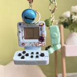 1pc Mini Gaming Console Key Chains Handheld Game Players Electronic Fun