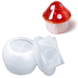 Mushroom Jar Silicone Mold with Lid for Resin Crafting