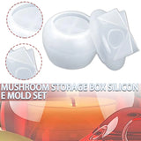 Mushroom Jar Silicone Mold with Lid for Resin Crafting