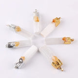 Natural Citrine Amethyst Tourmaline Selenite Pendant Clear Quartz Jewelry