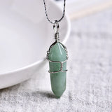 Amethyst Dot Pendant Couple Necklace DIY Jewelry