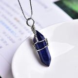 Amethyst Dot Pendant Couple Necklace DIY Jewelry
