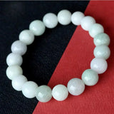 Natural Emerald Beads Bracelet Necklace Set