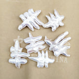 1pc Natural Freshwater Baroque Pearl Fishbone Loose Beads for DIY Jewelry