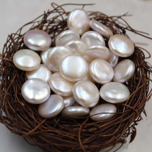 Natural Freshwater Pearl Loose Bead Baroque Non-porous Round Pearl Loose Beads