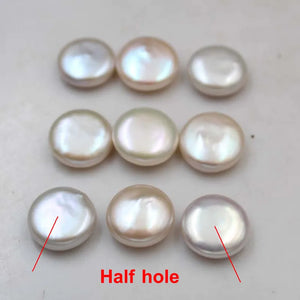 Natural Freshwater Pearl Loose Bead Baroque Non-porous Round Pearl Loose Beads