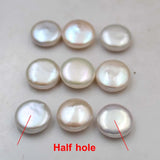 Natural Freshwater Pearl Loose Bead Baroque Non-porous Round Pearl Loose Beads