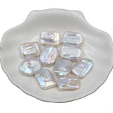 Natural Freshwater Pearl Loose Beads Baroque Rectangular Pearl Bead