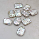 Natural Freshwater Pearl Loose Beads Baroque Rectangular Pearl Bead