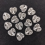 Natural Shell Heart Pendant DIY Jewelry Making Charms Accessories
