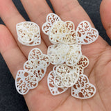 Natural Shell Heart Pendant DIY Jewelry Making Charms Accessories