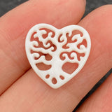 Natural Shell Heart Pendant DIY Jewelry Making Charms Accessories