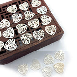 Natural Shell Heart Pendant DIY Jewelry Making Charms Accessories