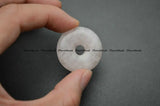 Round Donut Shape Gemstone Pendants for Necklace