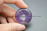 Round Donut Shape Gemstone Pendants for Necklace