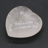 1pc Natural Heart Shaped Stone Rose Quartz Agate Crystal Love Healing Gemstones