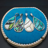 Natural Shell Water Droplet Shape Pendant for DIY Jewelry Making