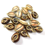 Natural Snail Shell Pendant Beads DIY Retro Necklace Crafts Gift Making