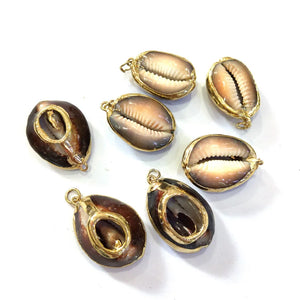 Natural Snail Shell Pendant Beads DIY Retro Necklace Crafts Gift Making