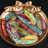 Gilded Edge Quartz Stone Pendant for DIY Necklaces