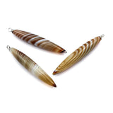 Natural Agate Stone Pendant for Jewelry Making DIY
