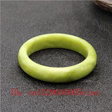 Natural Green Jade Bangle Bracelet for Women