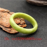 Natural Green Jade Bangle Bracelet for Women