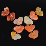 Natural Xinjiang Jade Butterfly Beads Pendant Bracelet DIY