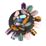 Green Fluorite Crystal Healing Stone Necklace Pendant